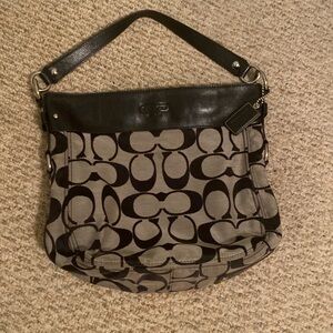 Coach Signature C canvas shoulder bag